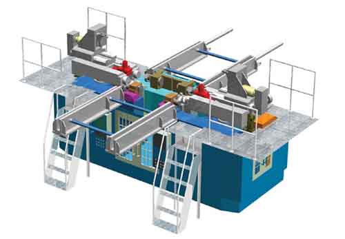 UWT140/Q-NC 数控不落轮对车床